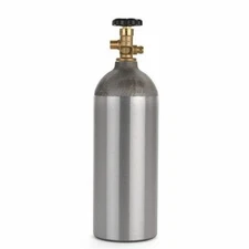 5lb CO2 Aluminum Tank for Draft Beer, Homebrew & Soda, Welding and Aquarium Use
