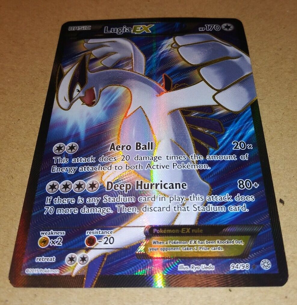 Carta Pokemon Lugia EX 68/98 Ultra Rare Ancient Origins Original Card