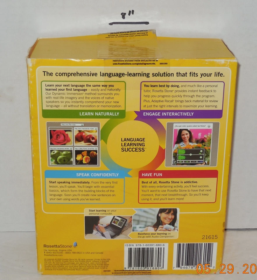 ROSETTA STONE Italian Version 3 Level 1 Italian Language Learning CD Software - Image 3 of 4