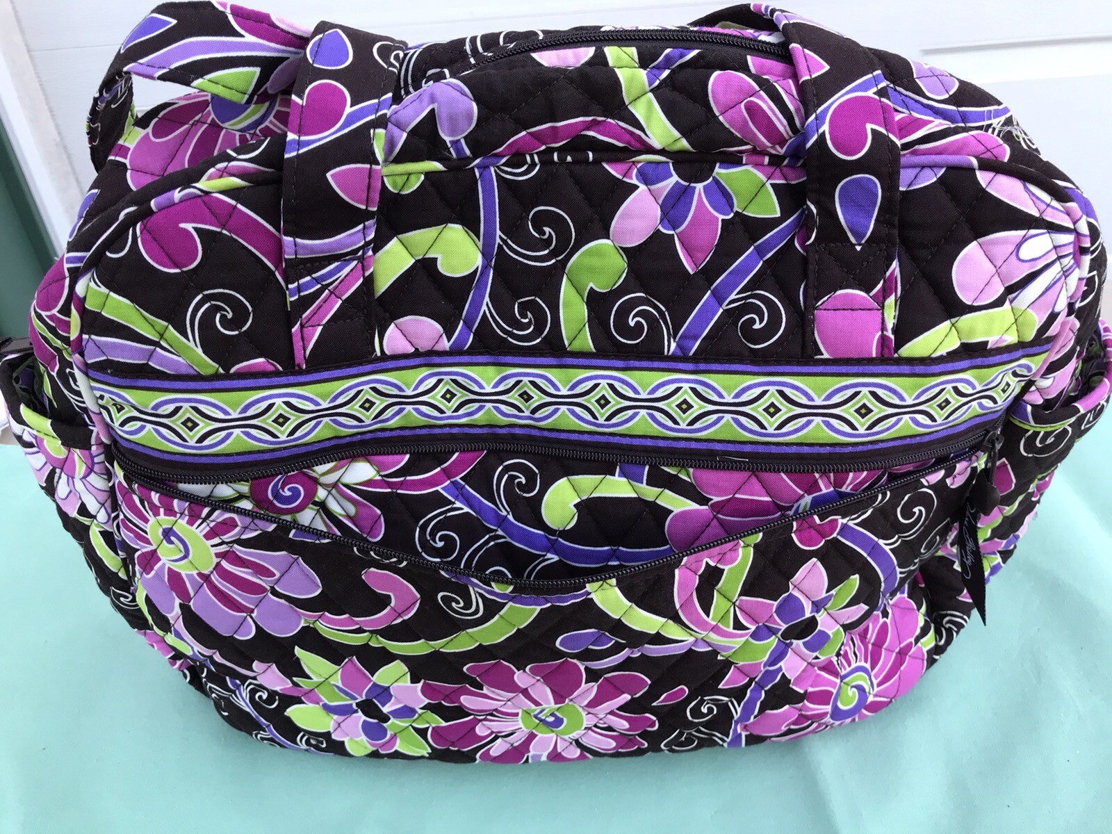 NWT Vera Bradley Baby Bag/Diaper Bag in “Purple Punch”….New With Tags