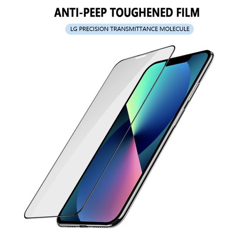 Für iPhone 14 13 Pro Max 12 11 XS XR 8 Anti-Peep Hartglas Displayschutzfolie - Bild 5 von 14