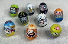 Lot Of 9 2017 Mighty Beanz Zebra Eagle Eskimo Mighty Bean Toys