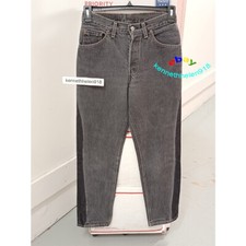 LEVIS 501 AUTHORIZED VINTAGE MADE IN USA JEANS BLACK GREY MENS SIZE 30