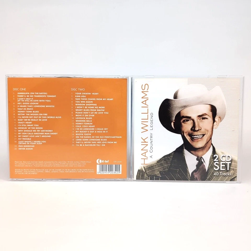 Hank Williams Sr Jr III 8 CD Lot - Country Rock Hits, Rebel Music Collection - Изображение 2 из 4