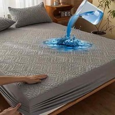 Mattress Protector Breathable Anti-mite Fitted Bed Sheet Mattress Cover Washable