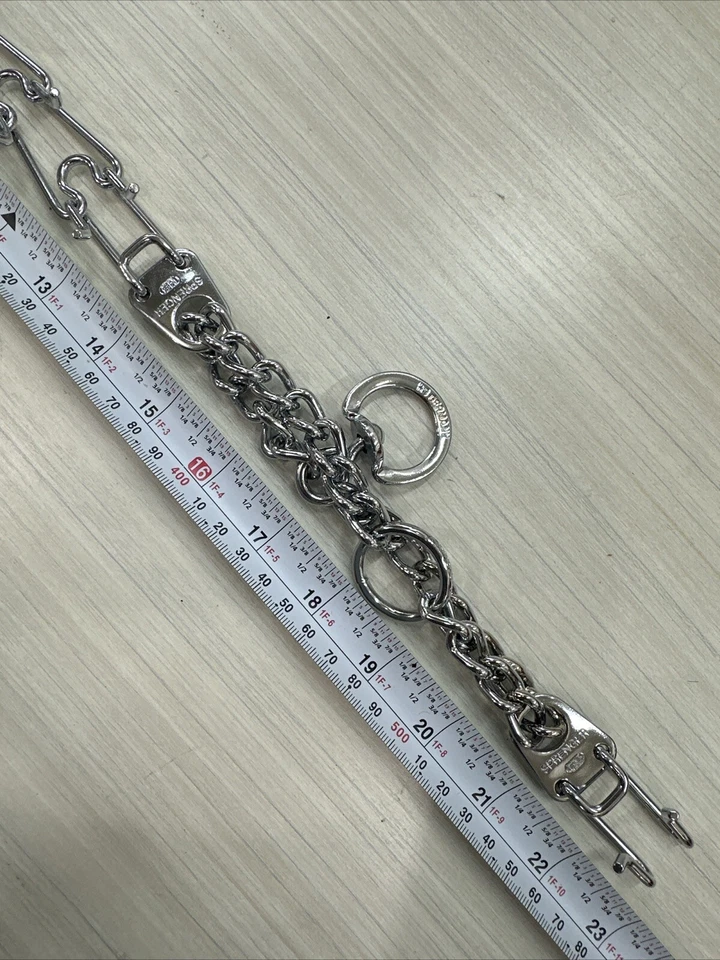 Punta de entrenamiento Herm Sprenger de acero cromado 23 pulgadas (58 cm) x 3,2 mm, plateada  Foto 3 de 3