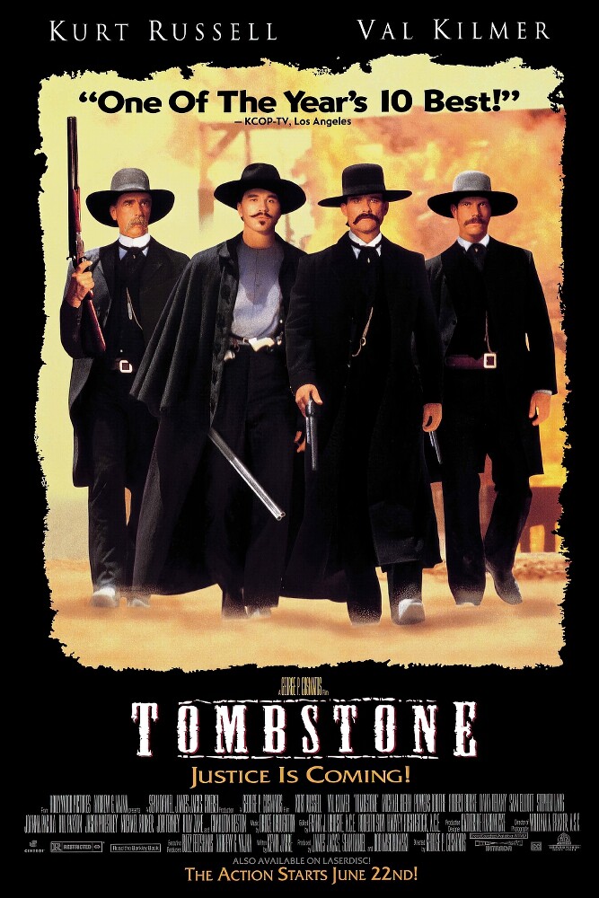 Tombstone - Movie Poster (Regular Style - Black Version) (Size: 24