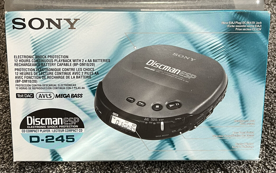 CD ウォークマン, SONY CD WALKMAN D-245