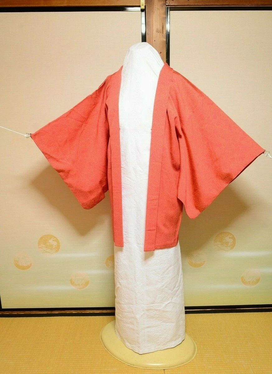 Silk HAORI Women Japanese vintage Kimono Jacket 1138