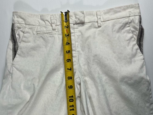 Mason's Women’s 42 30x26.5 New York Slim Ivory Animal Print Pants Slacks - Picture 15 of 20