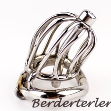 Stainless Steel Male Chastity Device Stealth Lock Chastity Cage Men Lock Ring