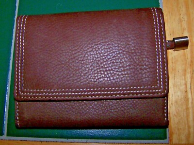 ROLFS Multifunction Unisex Wallet - BROWN - Genuine Leather! NEW!