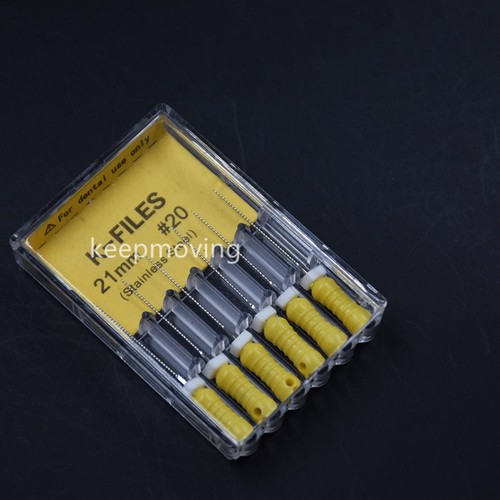 1 Pack Dental K-File Stainless Steel Endodontic Instruments Hand Use 21/25/31mm - 第 48/81 張圖片