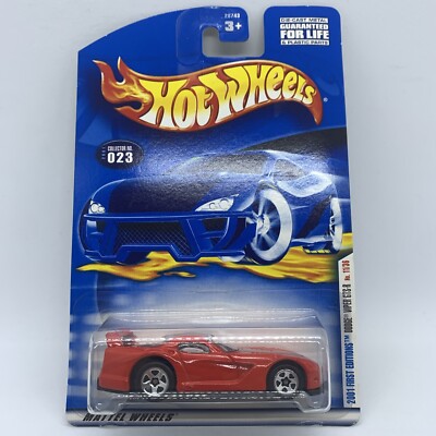 Hot Wheels Dodge Viper GTS-R 2001 First Editions - Red - #11 Of 36