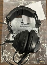 Cyber Acoustics Pro Series ACM-500R BRAND NEW Headphone Stereo Headphones Black