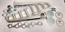 Big Block Chevy Lake Style Headers Ceramic Polished Lakester Bbc 396 454 502 Rod