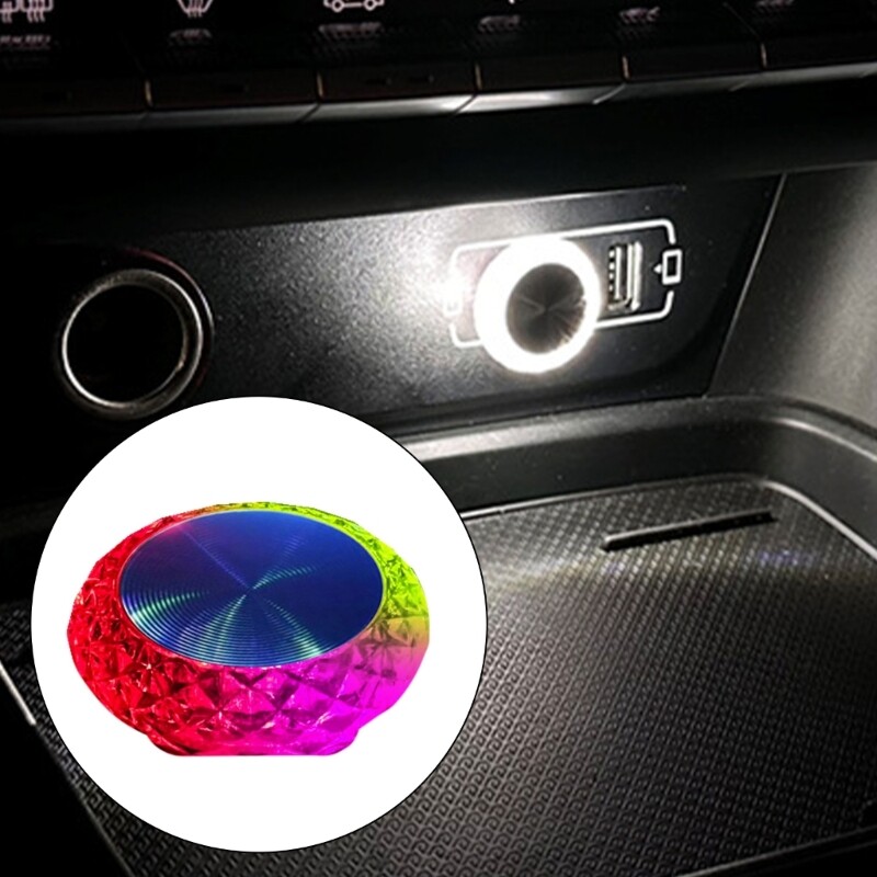 USB LED Car Interior Lamp Portable Mini Auto Lighting LED