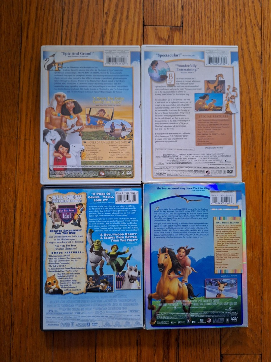 DreamWorks DVD Movie Collectiom - King Of Dreams, Prince Of Egypt