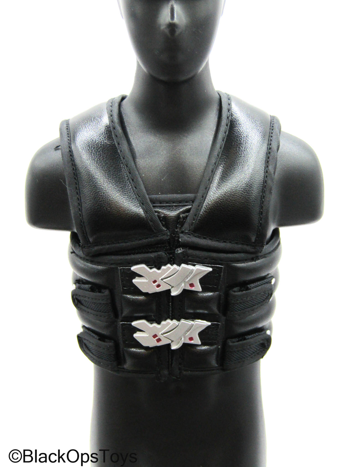 1/6 Scale Toy Blade Warrior - Black Leather Like Vest w/Sword & Sheath