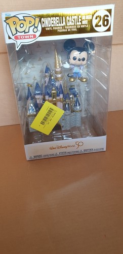 Funko Pop Town Château Cendrillon Et Mickey Mouse 26 - Figurine Vinyl - Neuf
