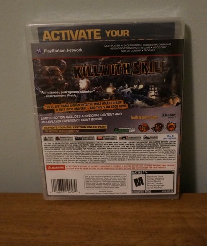 New! Bulletstorm Limited Edition (Sony PlayStation 3) U.S. Retail Version! - Picture 2 of 3