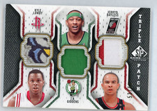 Kyle Lowry Jerryd Bayless J.R. Giddens 2009-10 SP Triples Patch Relic #d 53/60