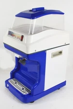 110V Commercial Fully Automatic Electric Ice Shaver Ice Tube Crusher 80kg/h