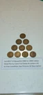 Lot #917 10 Beautiful Indian Head Penny Coins 1900 to 1909 VG to F See Pictures