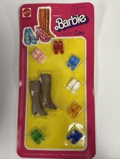 Confezione Accessori Scarpe E Stivali Barbie Mattel Vintage 1979 8626 Christie Cara Italia
