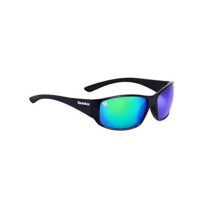 Snowbee Spectre polarisierende Vollrahmen-Sonnenbrille - gelb/grün - 180432-M