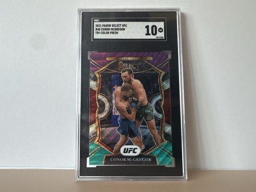 Conor McGregor - 2021 Panini Select #40 - Tri-Color Prizm SGC 10