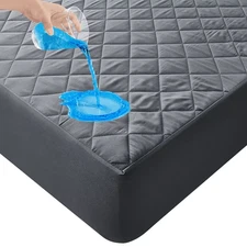 100% Waterproof Mattress Protector Mattress Pad Quilted Mattress Cover Protector