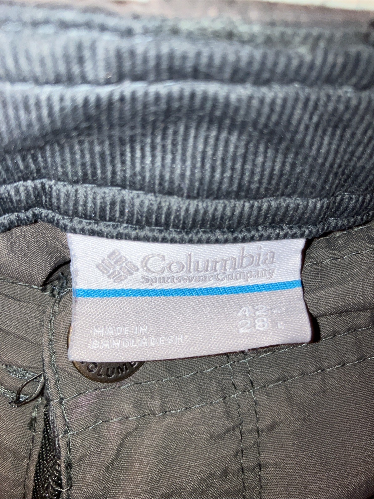 Columbia Olive Green Trail Zip Off Pants  42 W 28 L