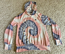 Girls Abercrombie Kids 15 / 16 Sweater XL Long Sleeve Top Tshirt Hoodie Tye dye