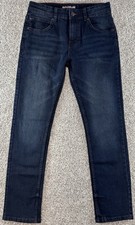 Tommy Hilfiger Girls Ultra Rebel Stretch Blue Jeans Size 14 MINT