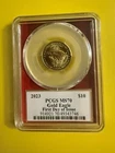 2023 $10 American Gold Eagle 1/4 oz PCGS MS70 FDOI Red Label No Reserve!