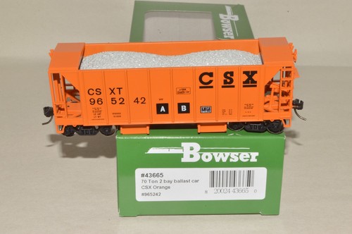 Tren de vagones tolva de lastre escala HO Bowser CSX Transportation RR MW ACF 965242 | Zustand: New