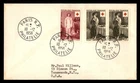 Mayfairstamps France FDC 1956 Paintings Red Cross Combo First Day Cover aaw_7512