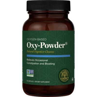 Oxy Powder Colon Cleanse & Natural Detox Pills For Constipation Relief - 60 Ct.