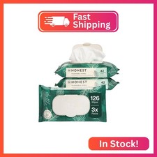 The Honest Company Hypoallergenic Flushable Wipes for Sensitive Skin, Tropical L
