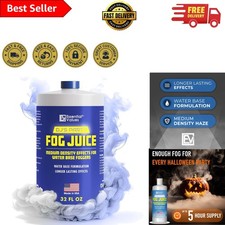 DJ's Party Fog Juice - 32 Fl Oz Medium Density Fog Liquid for All Events