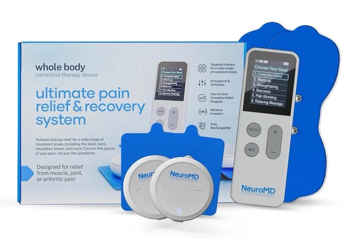 Neuromd Wireless TENS Unit Muscle Stimulator for Pain Relief | TENS Machine with