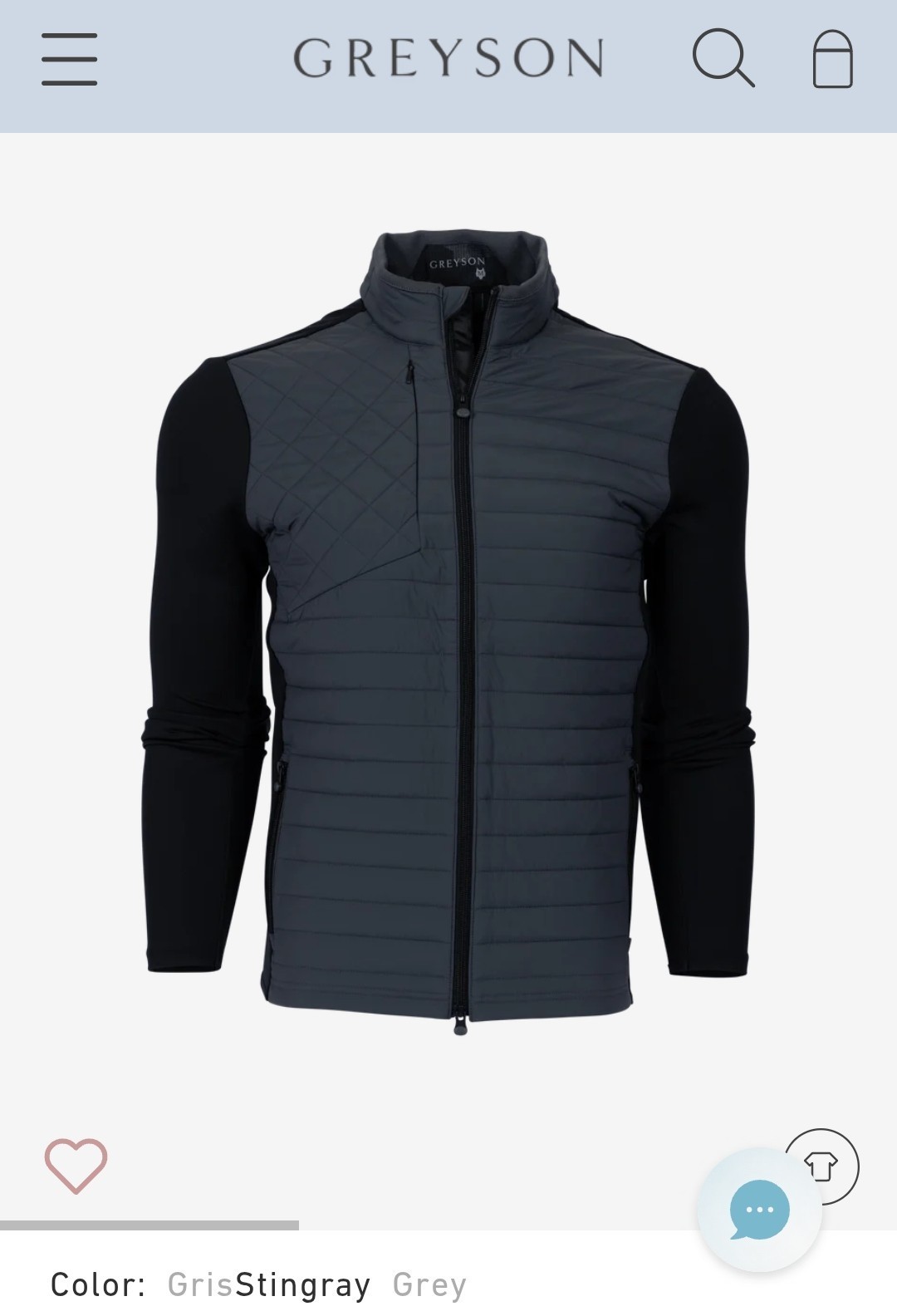 Primaloft Men's Medium Stingray Msrp $298
