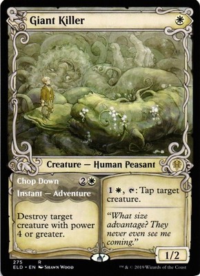 MTG TCG - Giant Killer (Showcase) 275 Throne of Eldraine - NM