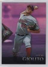 2014 Bowman Platinum Chrome Prospects Retail Purple Refractor Lucas Giolito fm0