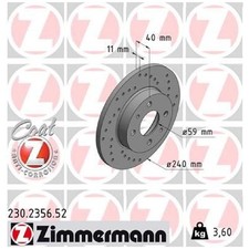 2x Bremsscheibe hinten für Fiat Barchetta 183 Bravo 1 182 Idea 350 | 255706