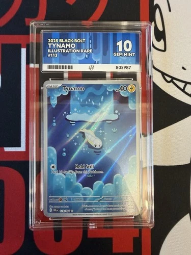Pokémon TCG Tynamo Black Bolt Illustration Rare Card 113/086 ACE 10 GEM MINT