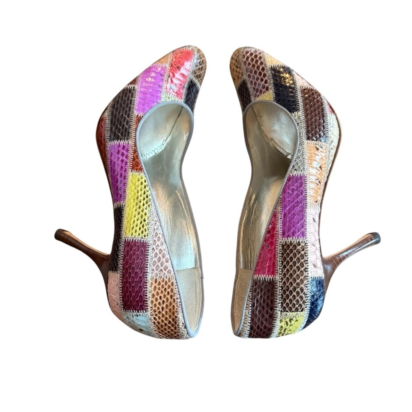 Dolce & Gabbana Python Snake Patchwork Pumps Stil… - image 10