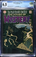 Cgc 6.5 House Of Mystery 179 - 1969 - Ow Pages - 1st Bernie Wrightson Art Cgc 6.5 House Of Mystery 179 - 1969 - Ow Pages - 1st Bernie Wrightson Art