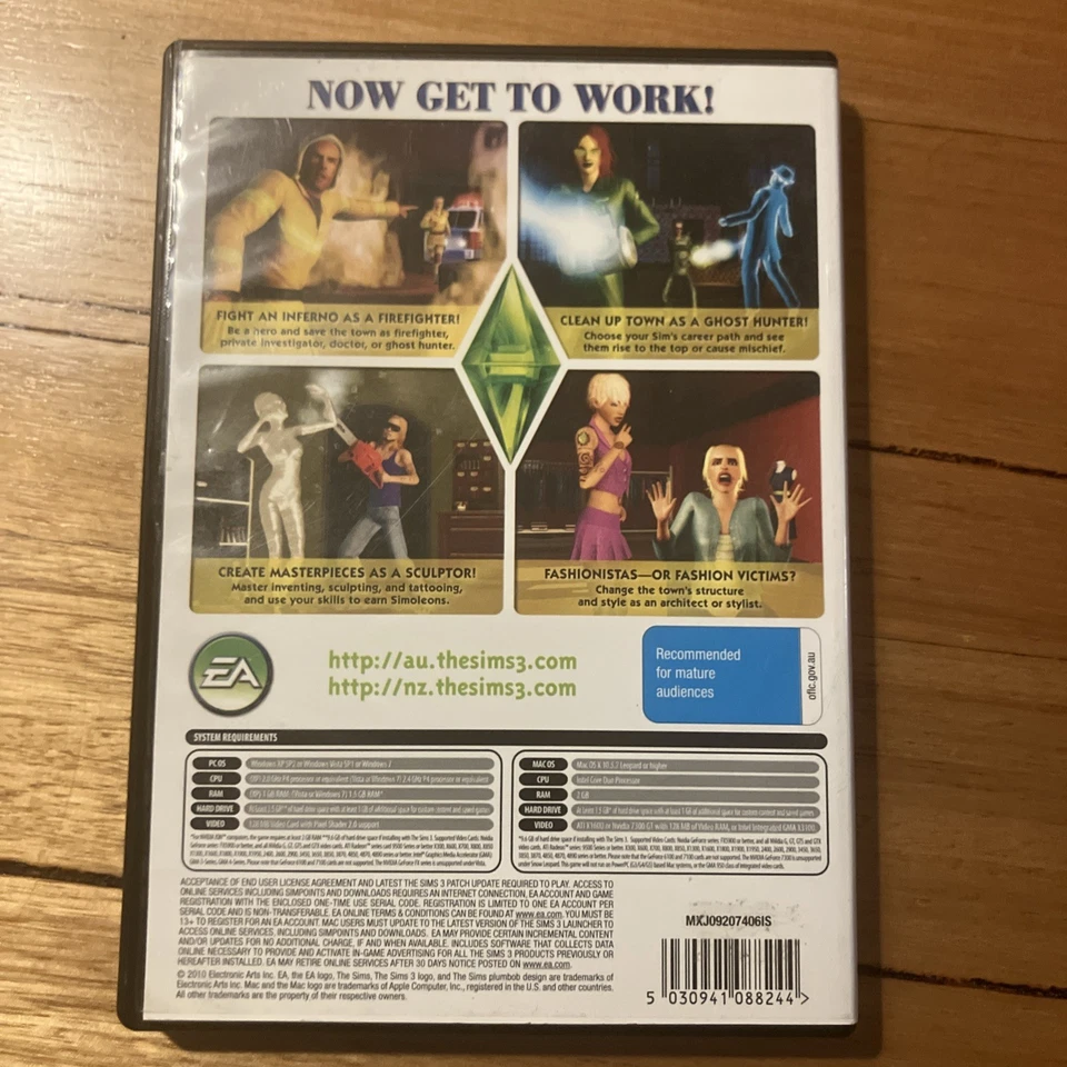 The Sims 3: Ambitions Expansion Pack - PC Game - Free AUS Post - Image 3 of 4